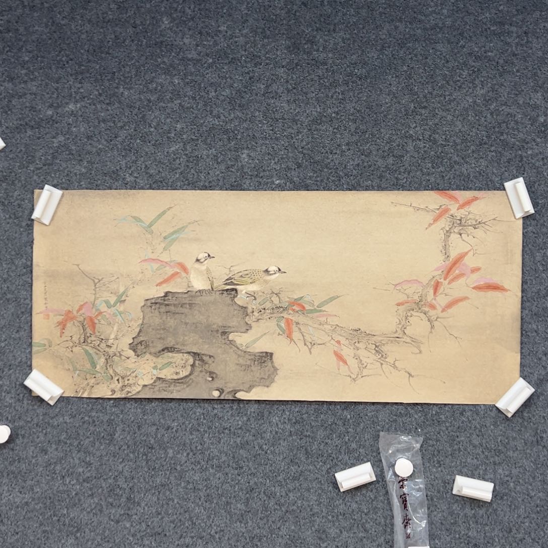 国画（g91848）两相望 书画