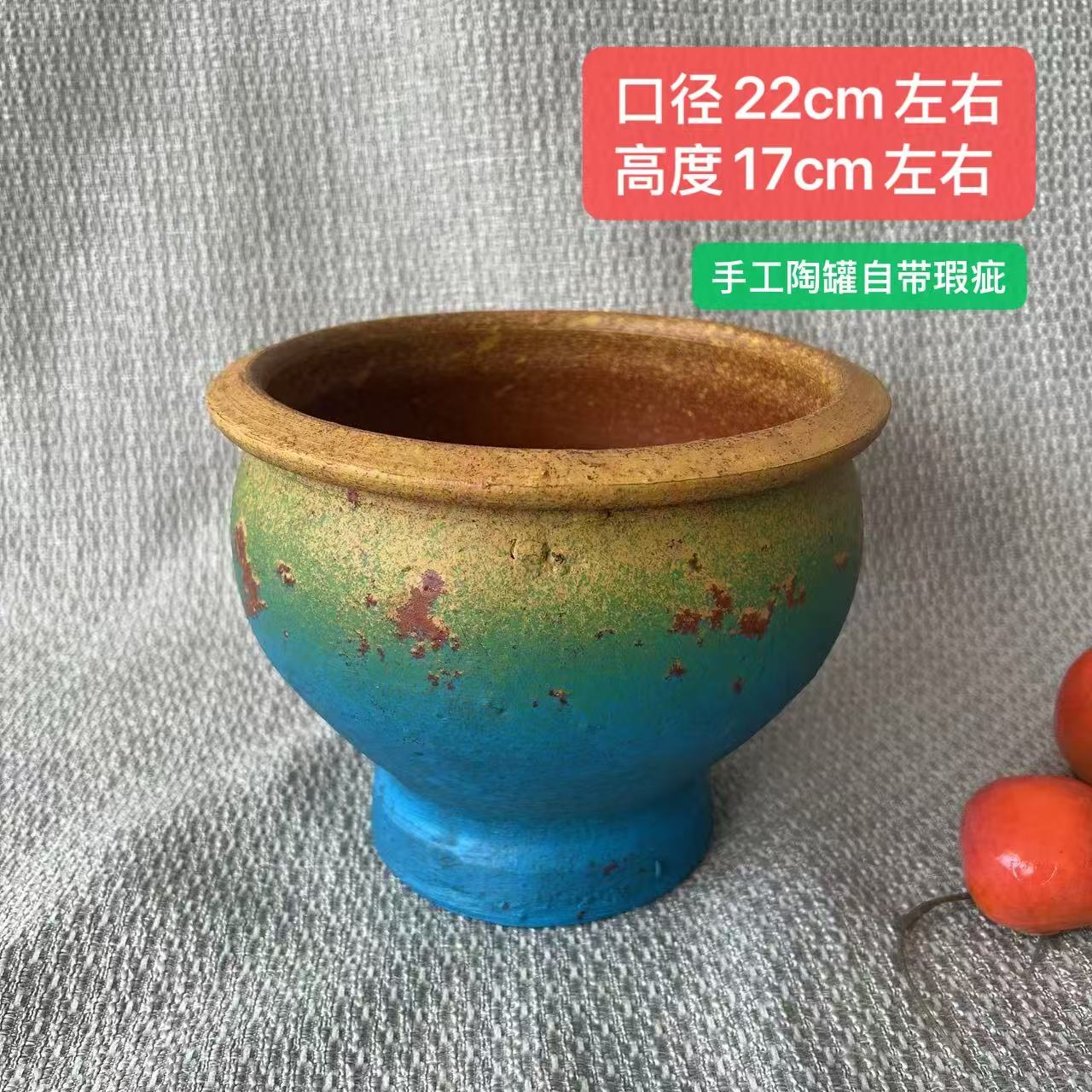 工厂土陶罐手工制作仿古大口径多肉法师老桩花盆花器019