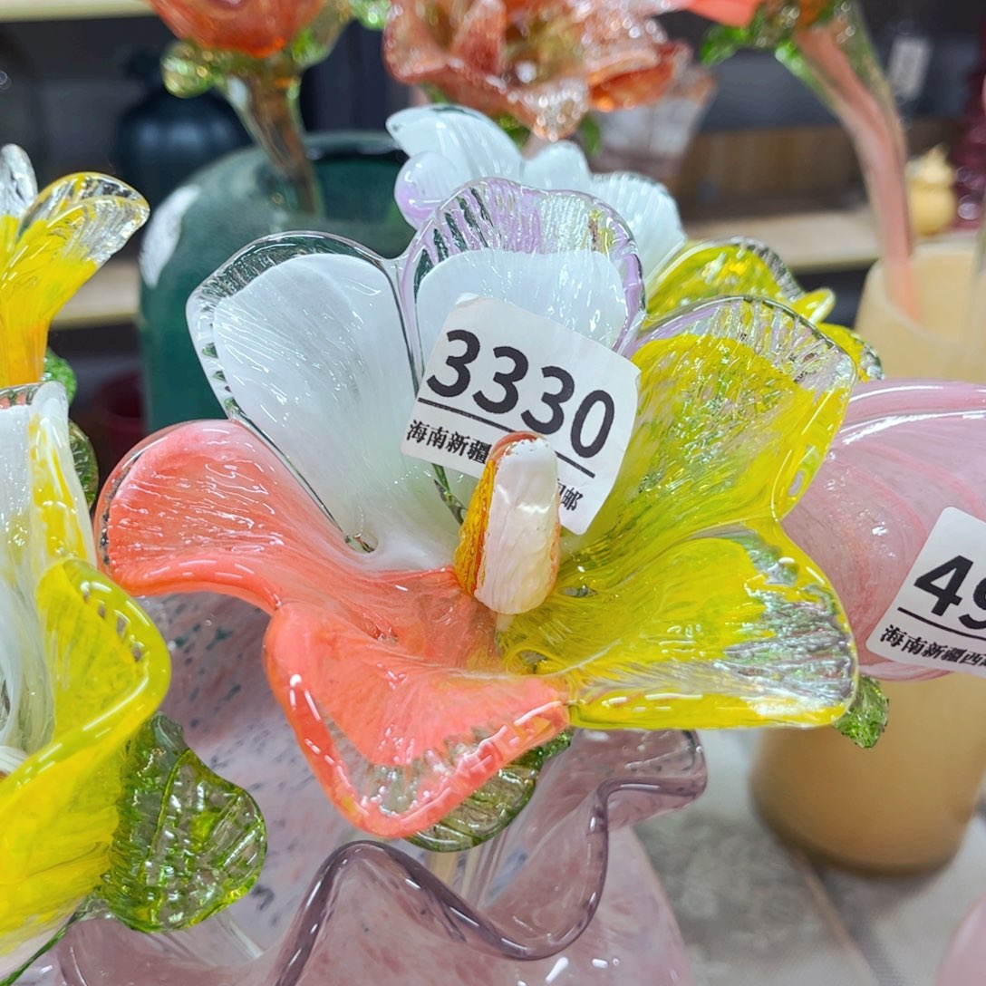 百合3330 家悦美居琉璃摆件