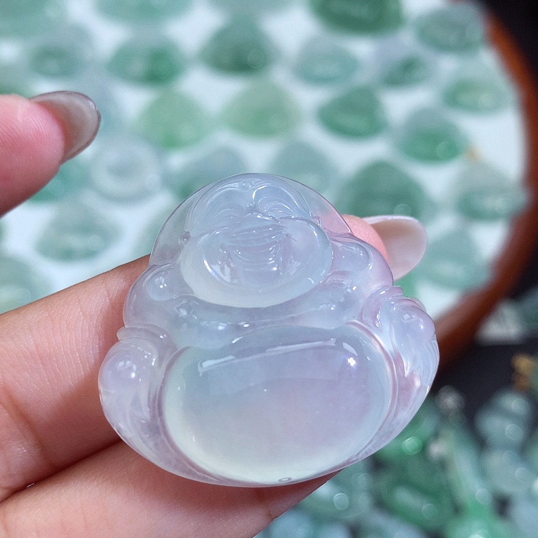 颈饰未镶嵌翡翠佛公