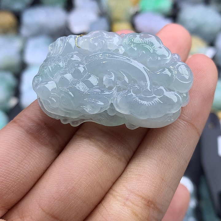 翡翠未镶嵌颈饰天然缅甸翡翠