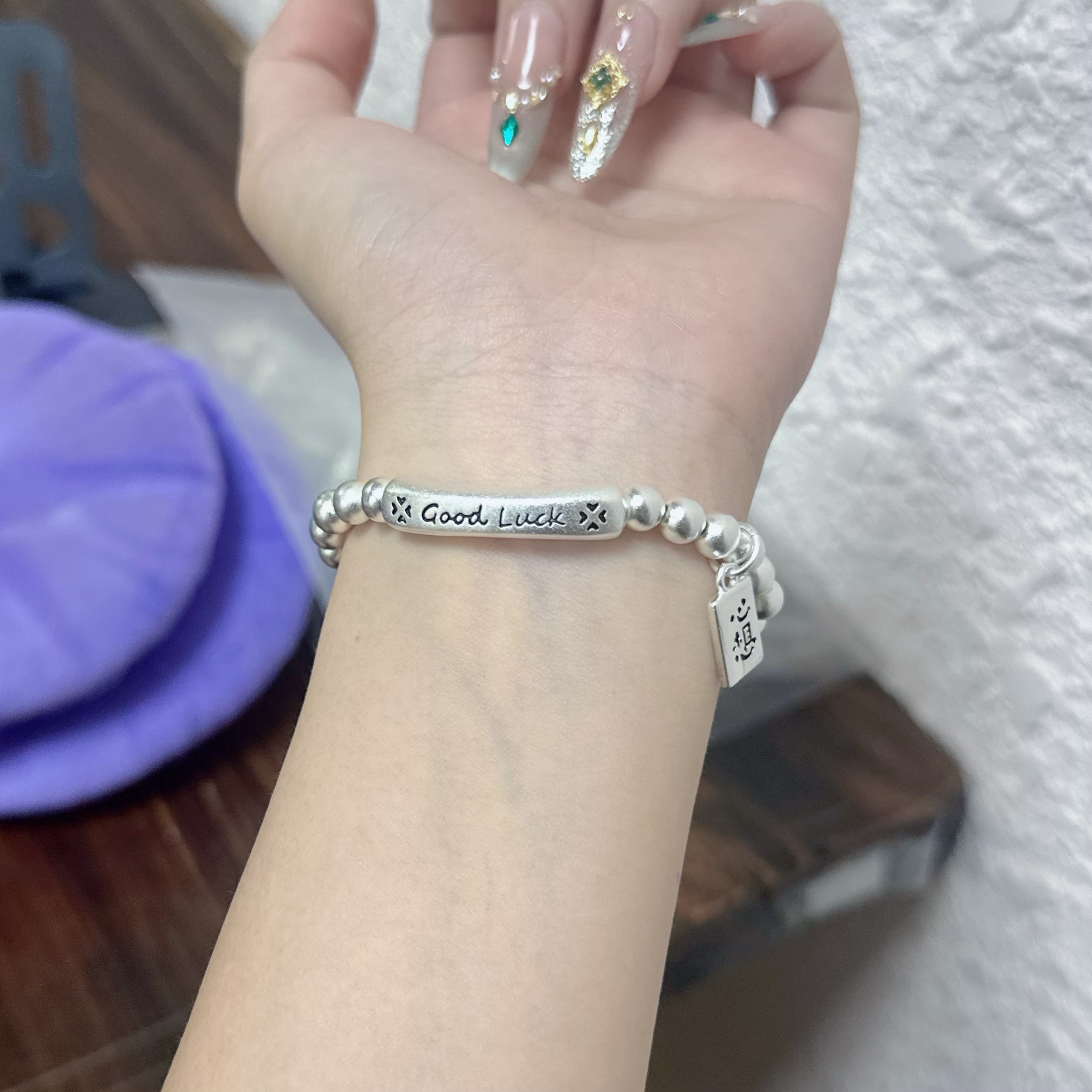 足银手链 精品银手链  S413 （无礼盒）