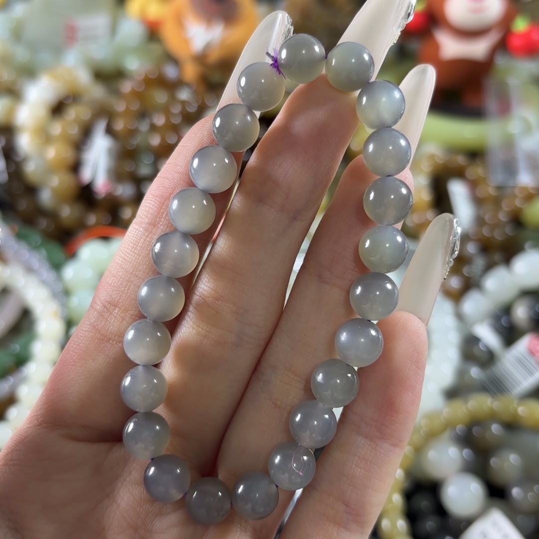 和田玉未镶嵌手链23