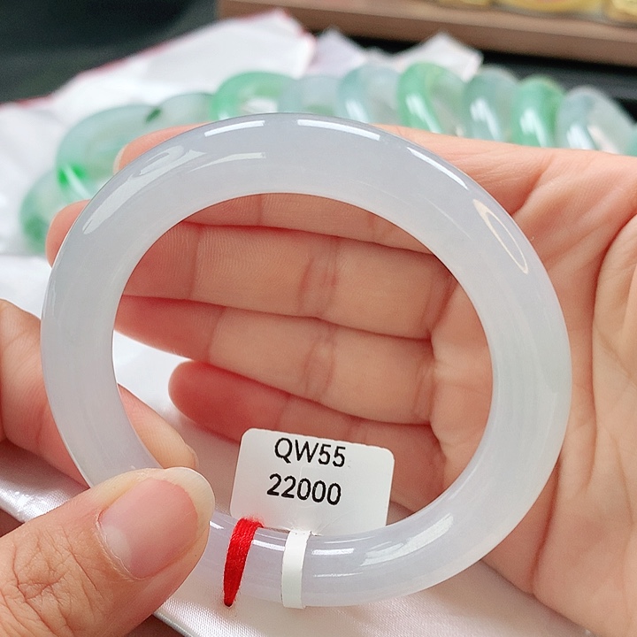 未镶嵌手镯翡翠55圆