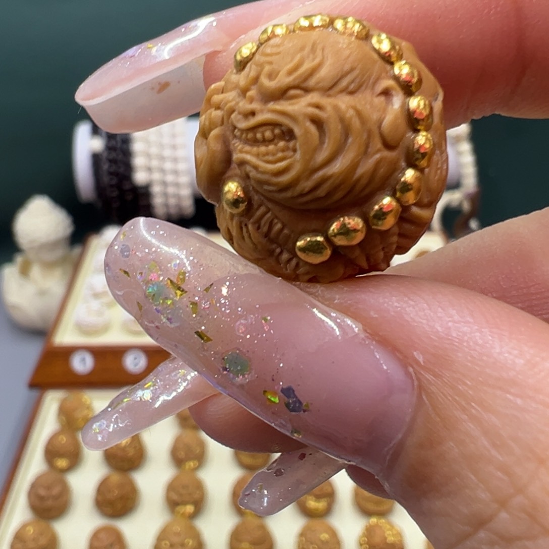 猴头核桃吊坠F**G单颗