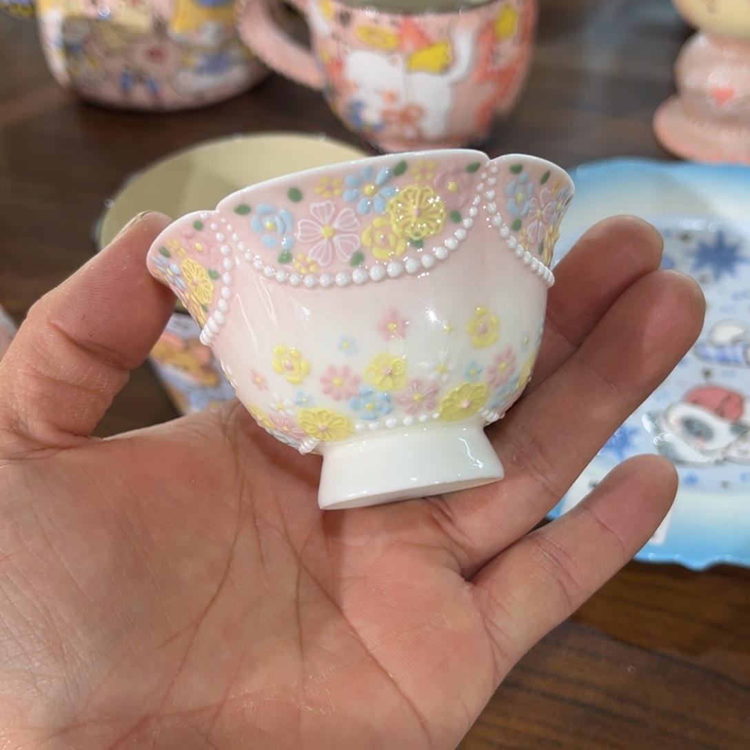 瓷片好看杯子哈哈哈