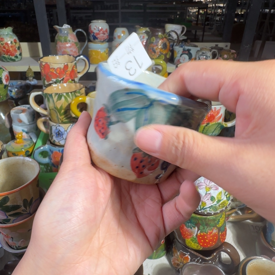 景德镇手工陶瓷釉下彩紫砂微瑕13