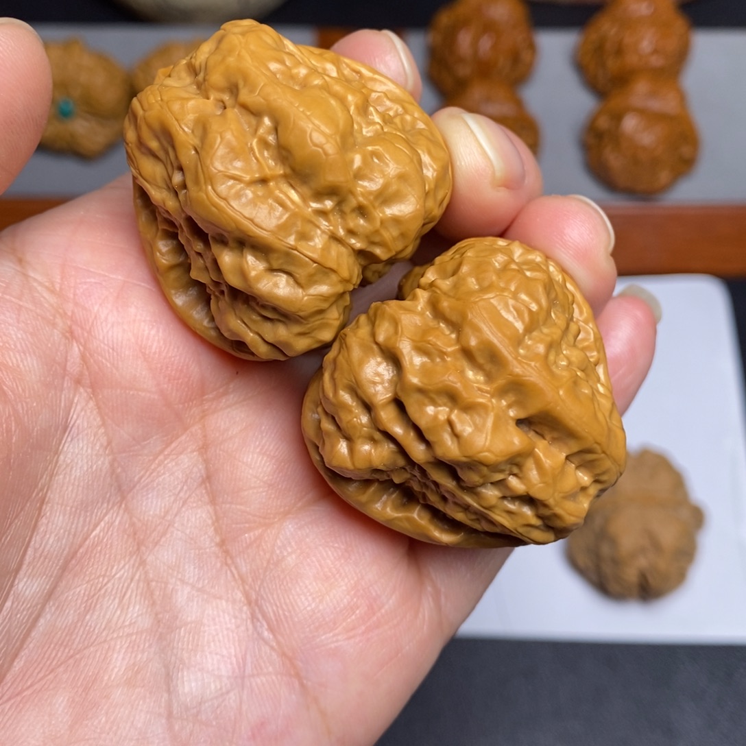 文玩核桃把件39三角蛙