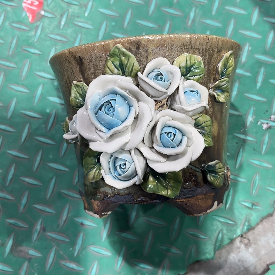 微瑕3 号陶然花器手工花盆