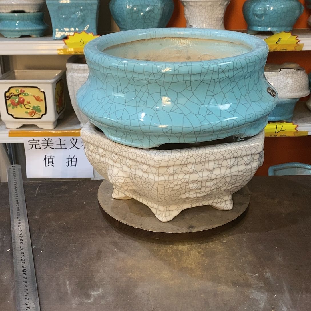 用****8微瑕花盆微瑕