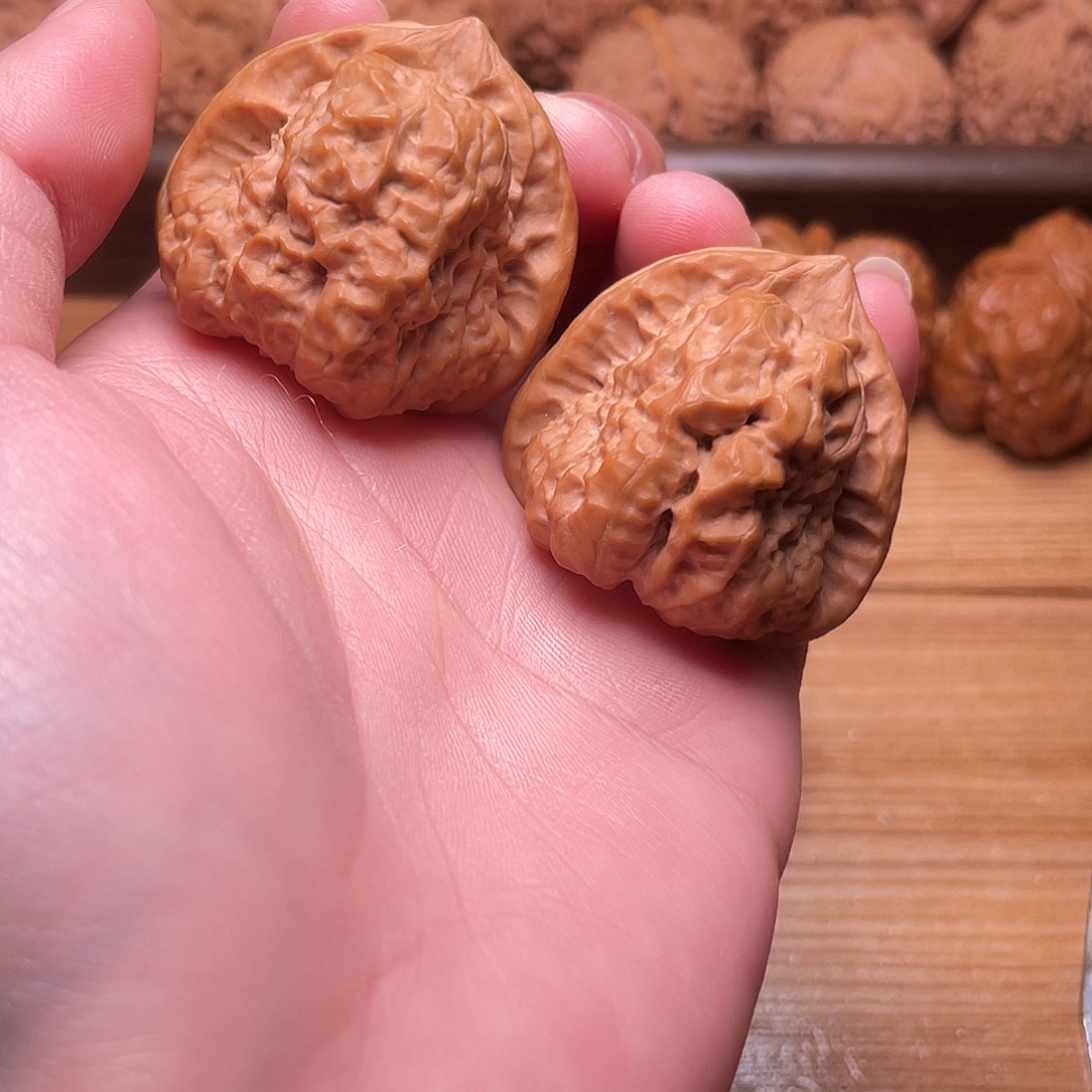 文玩核桃把件三角蛙39（4）