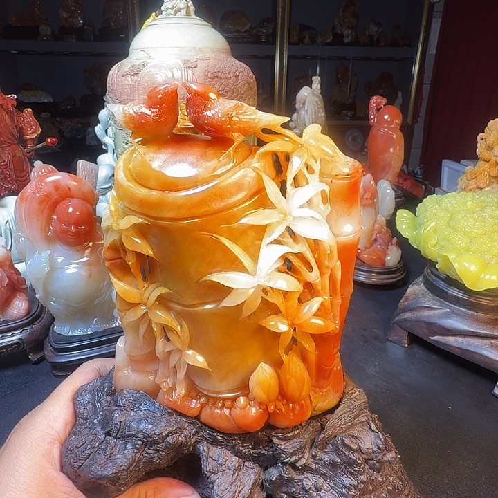 用***6寿山石寿山石工艺品摆件艺术品