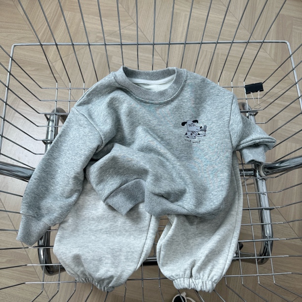 男女童中小童时尚精品卡通春季新款长袖卫衣