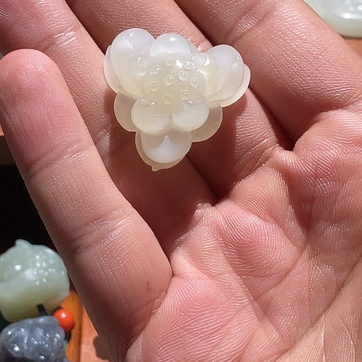 l****和田玉未镶嵌颈饰