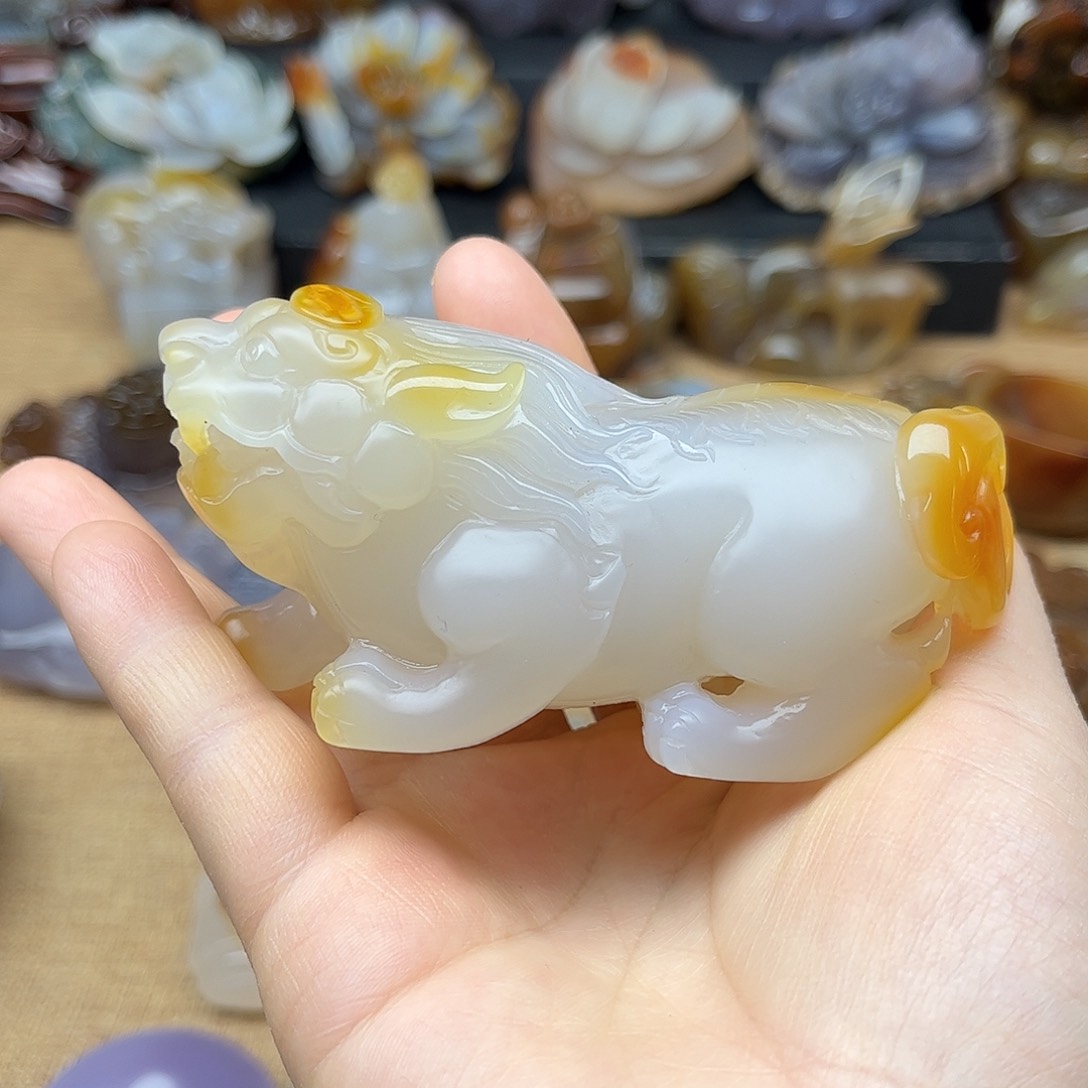 玛瑙/玉髓珠宝奇石未镶嵌深****_