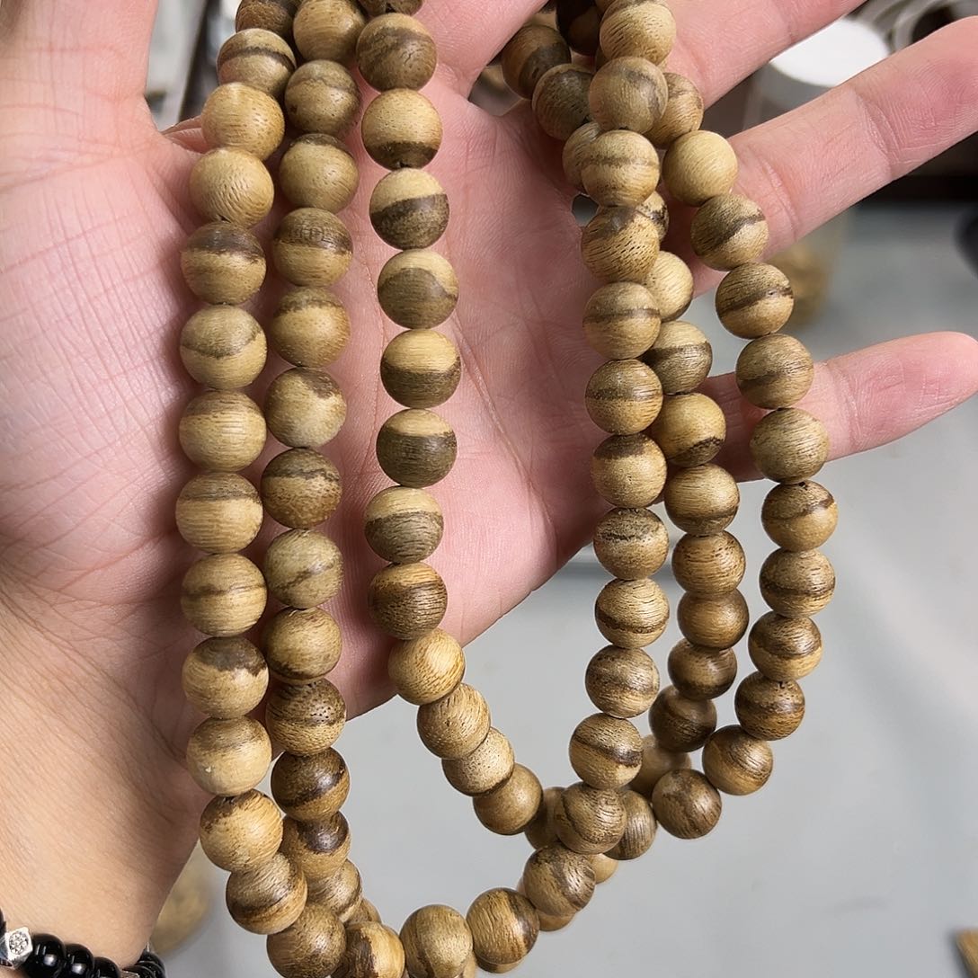 沉香沉香香囊正区正品达拉干1.0mm圆珠多圈福利款多样性发一