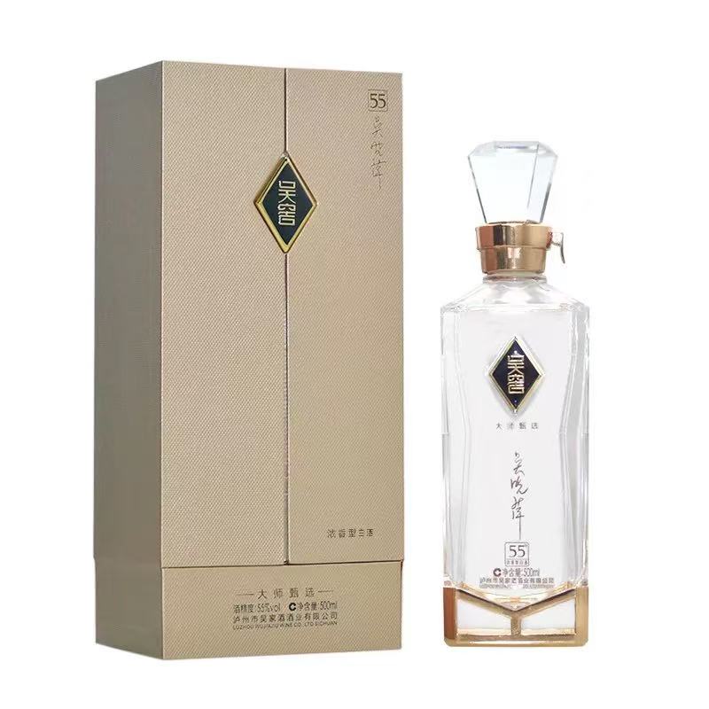 吴窖吴窖大师甄选 浓香型白酒单瓶装55度500ml