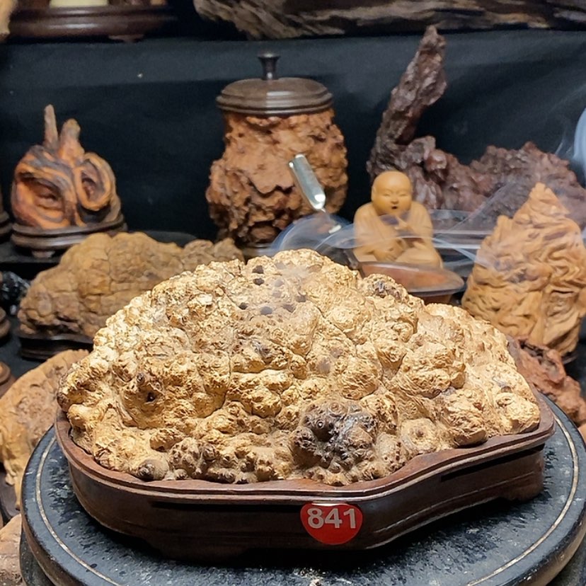 【闪购商品】841号黄金檀木香炉工艺