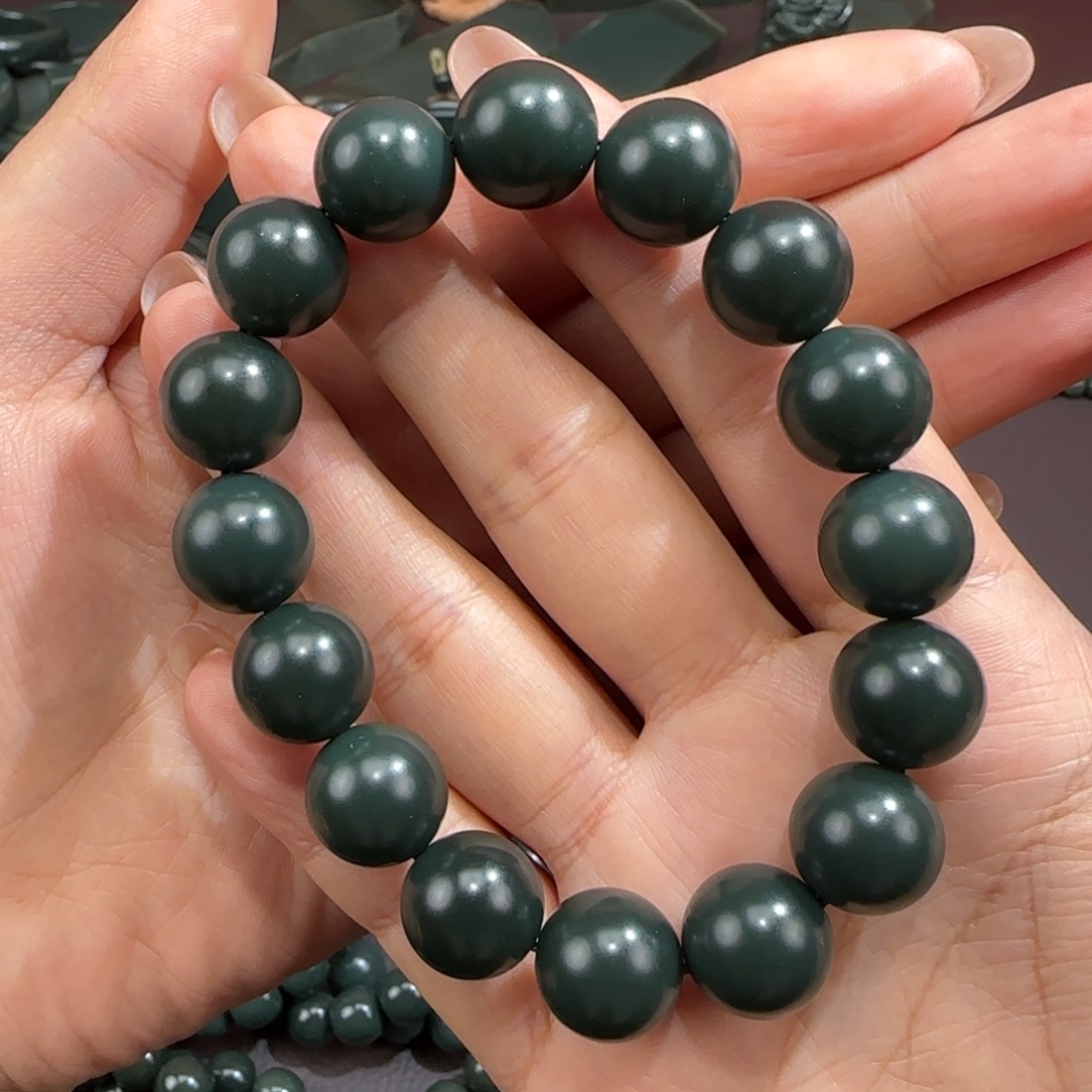 和田玉（青玉）未镶嵌手链