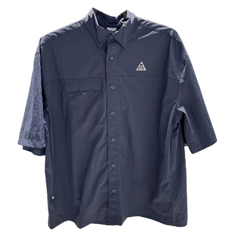 【滔搏联动】Nike耐克藏青色短袖衬衫 HJ2884-437