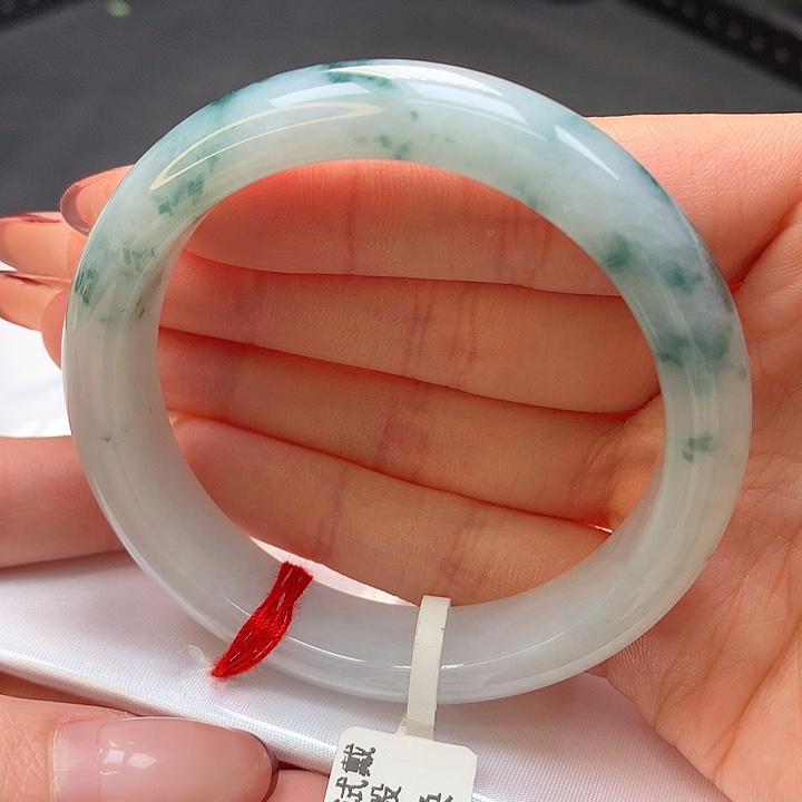 翡翠手镯未镶嵌54正圈