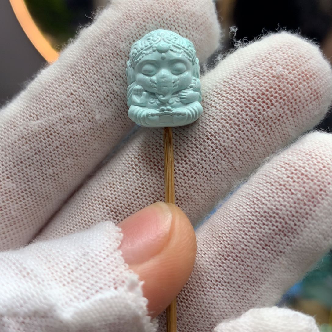 绿松石挂件未镶嵌