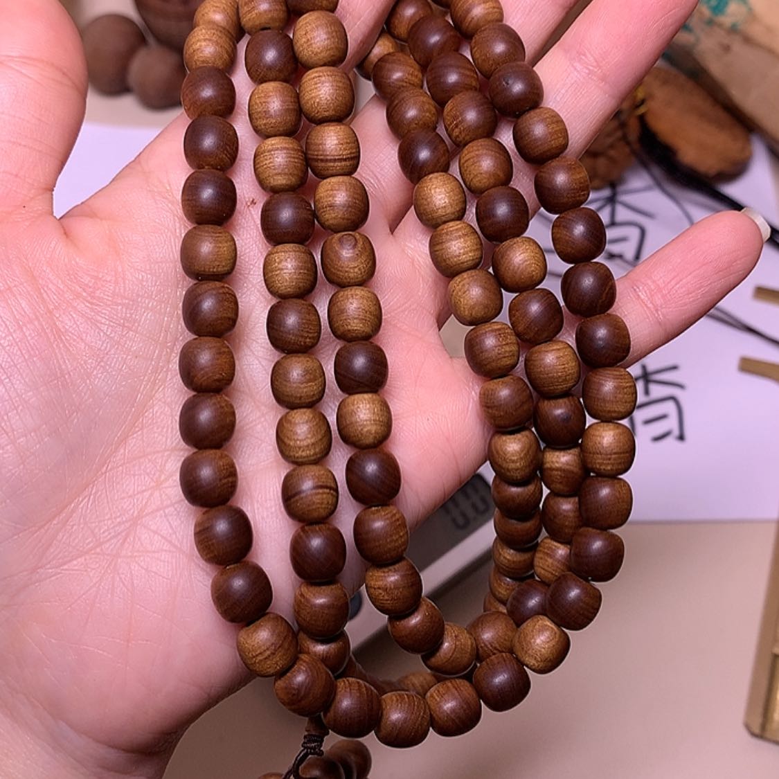 【闪购商品】檀香木手串/手链檀香8/8的108檀香王