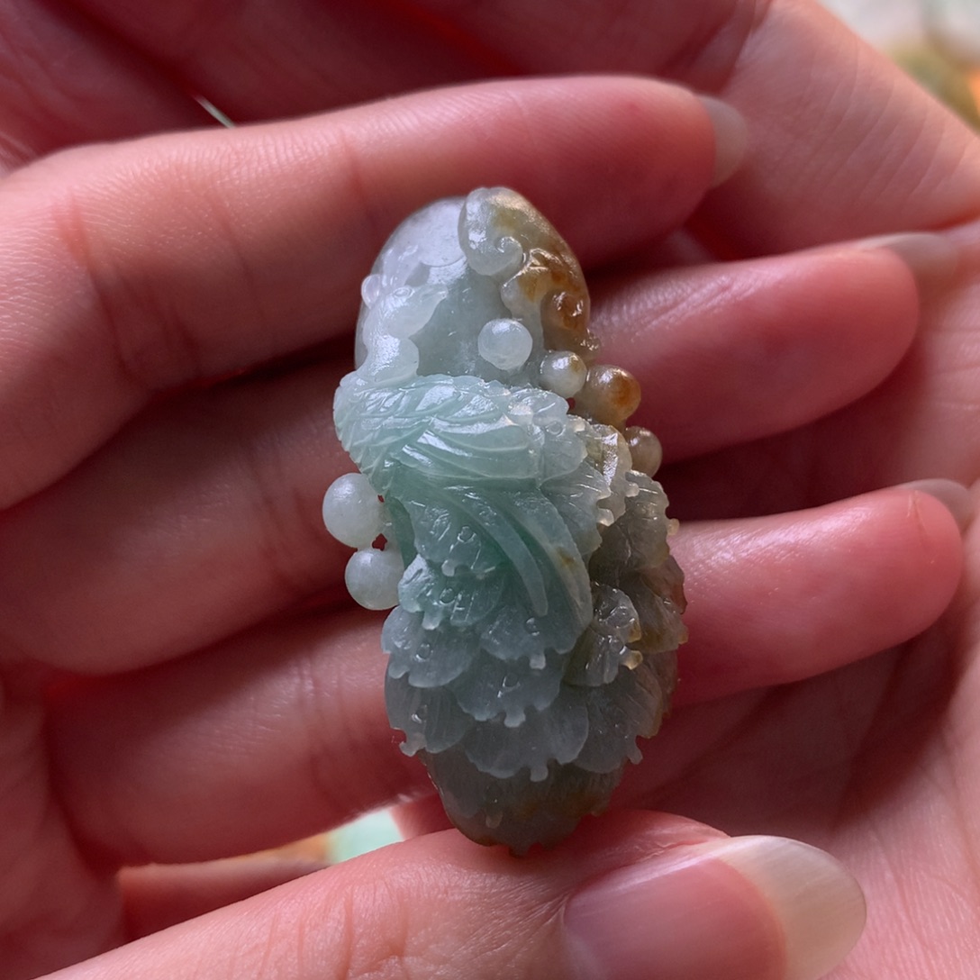定制翡翠未镶嵌凤凰