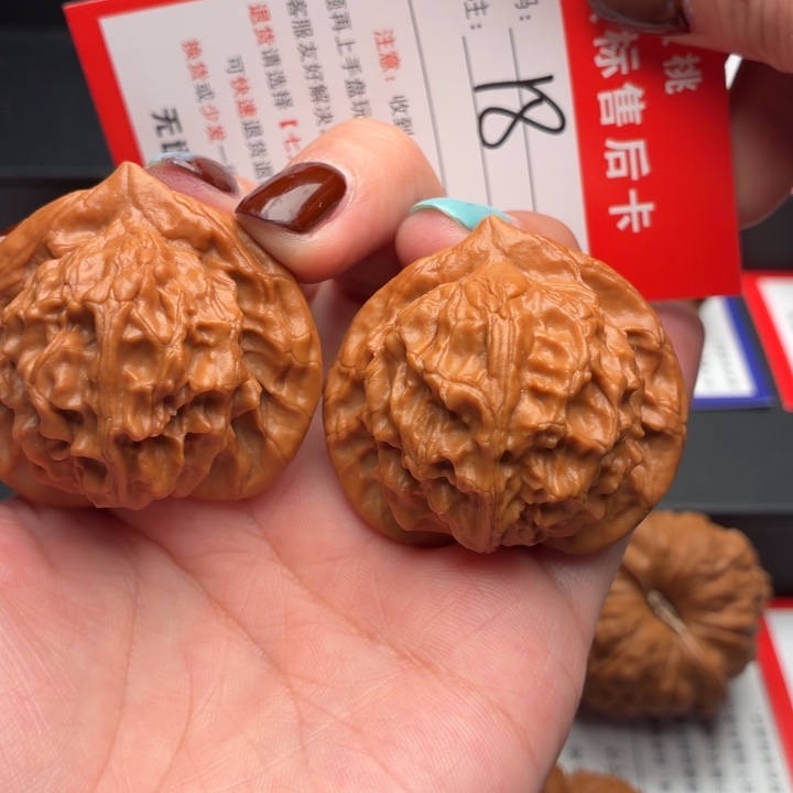 文玩核桃把件42尺全品图图