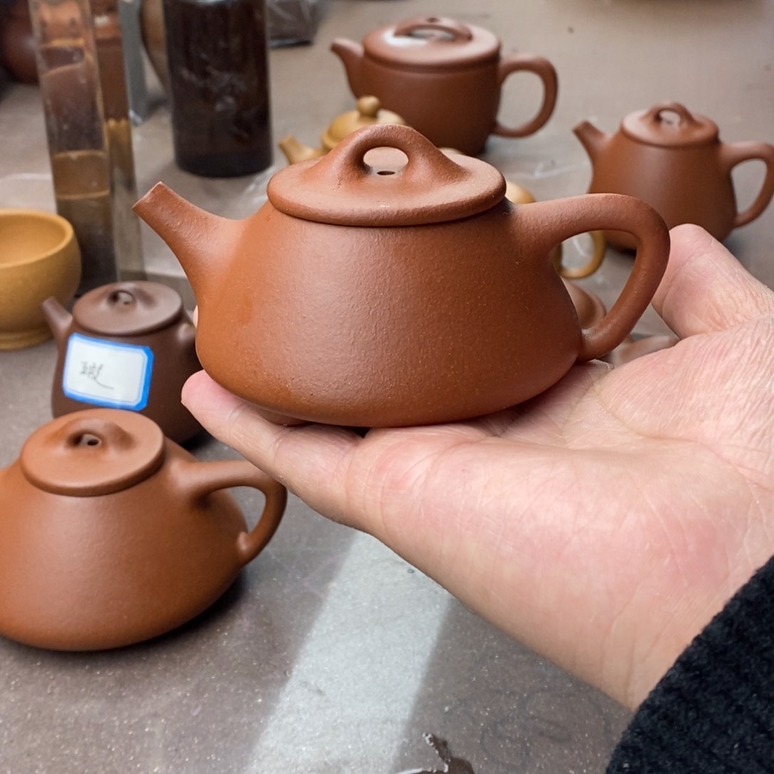 紫砂茶壶紫砂壶石瓢