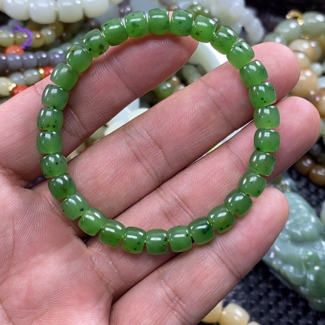 和田玉手链未镶嵌