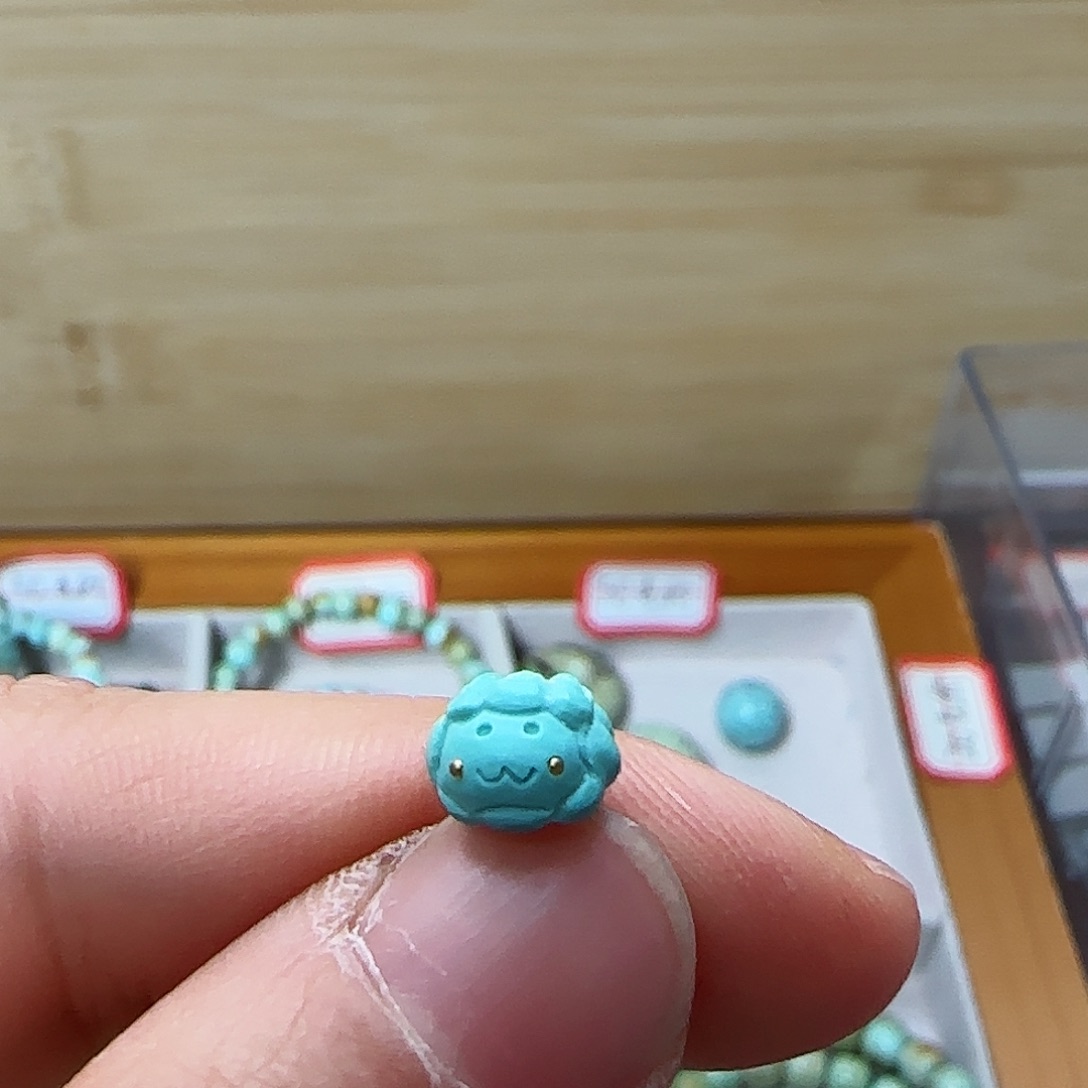 绿松石珠宝半成品未镶嵌