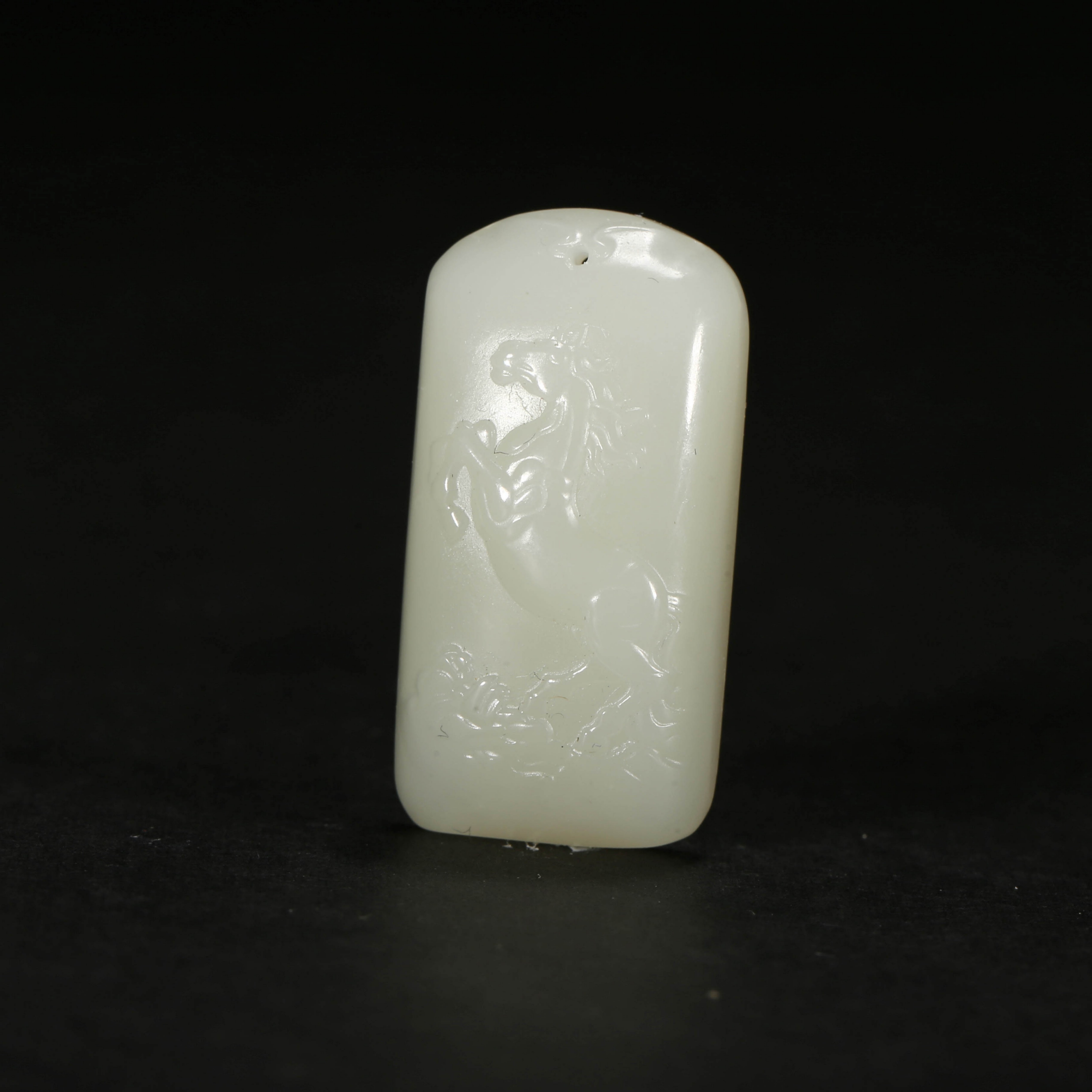 二十世纪*玉马吊坠/WBGS51005363/和田玉【北京文博】