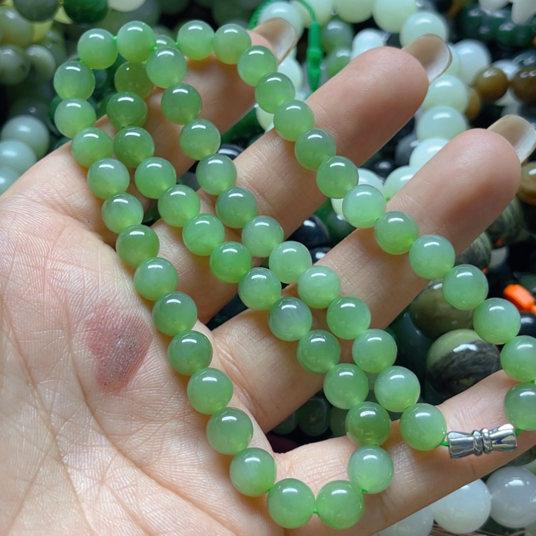 和田玉手链未镶嵌