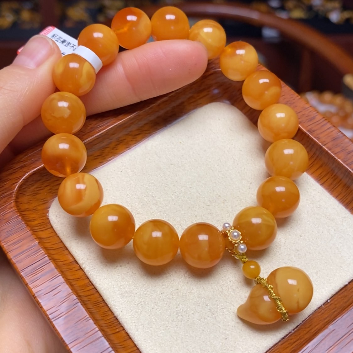 【闪购商品】蜜蜡手链未镶嵌手串