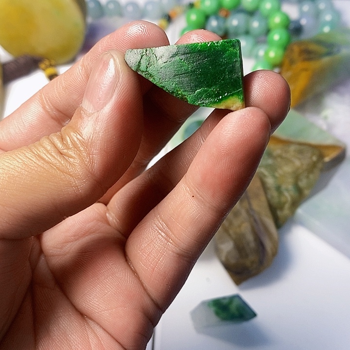 落***悔翡翠散珠天然翡翠A货