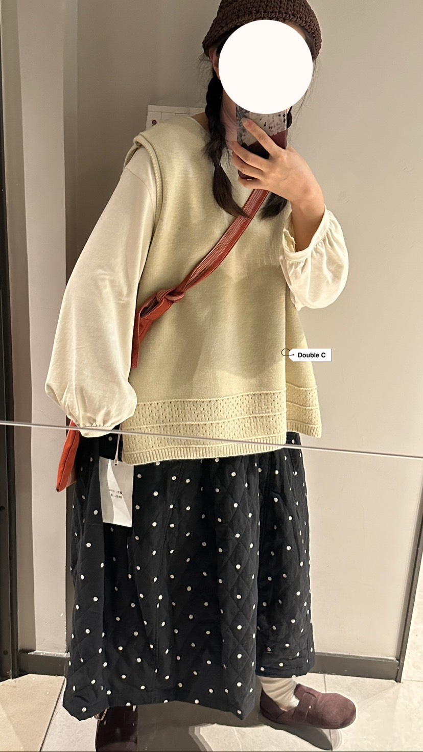 CHAI#890621#绑带针织马甲 FL