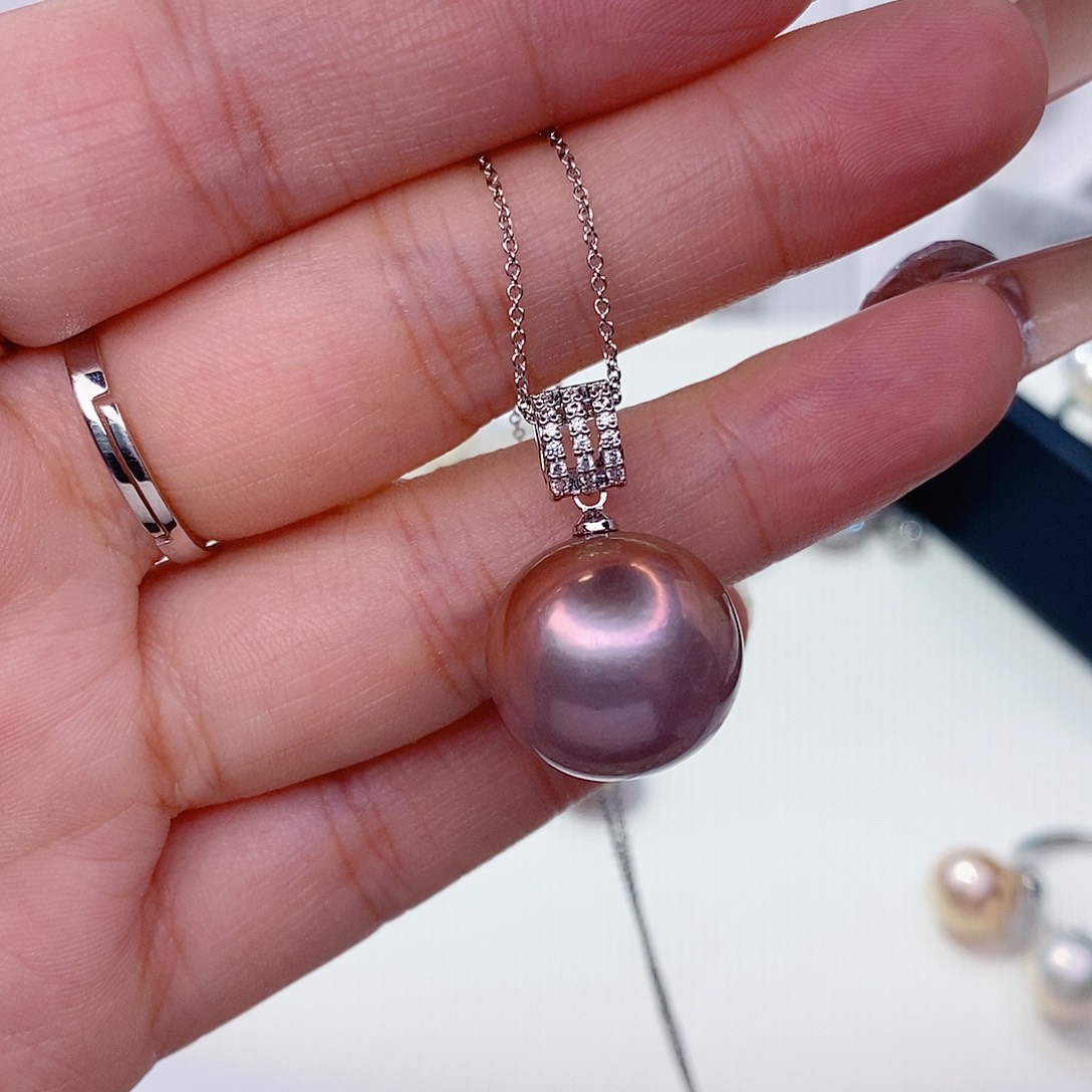 淡水珍珠未镶嵌吊坠(赠链)16➕