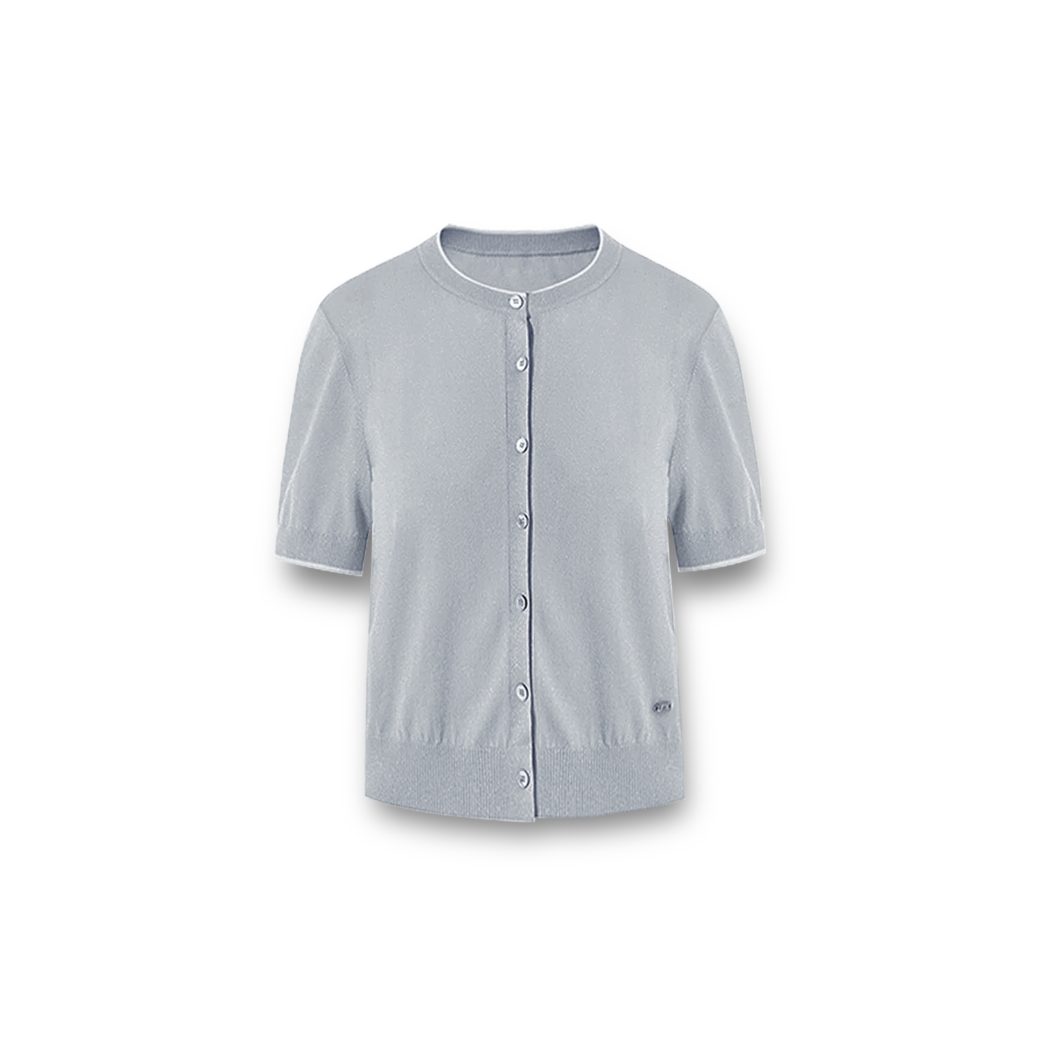 25年（朗）早春新款圆领简约针织衫短袖（25SS7006）