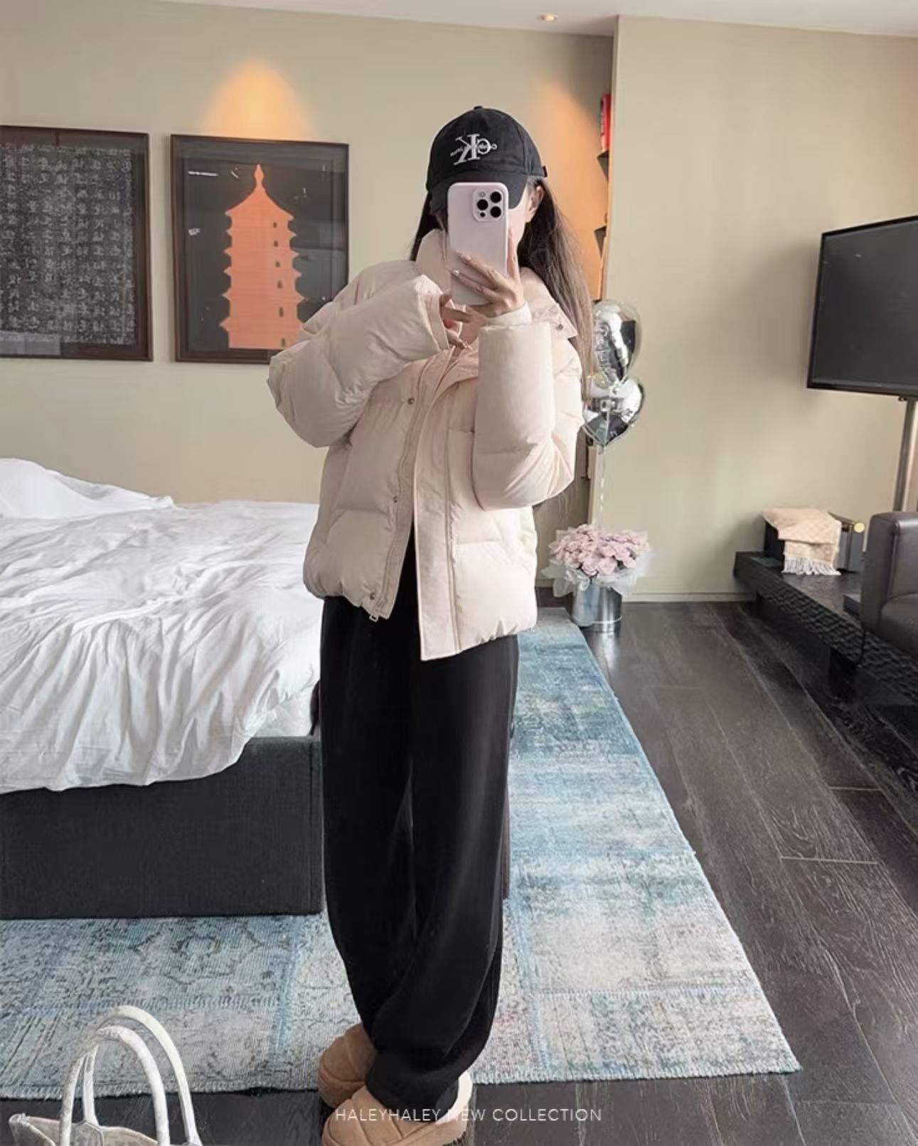 252月牙口袋休闲秋冬宽松裤（次品）