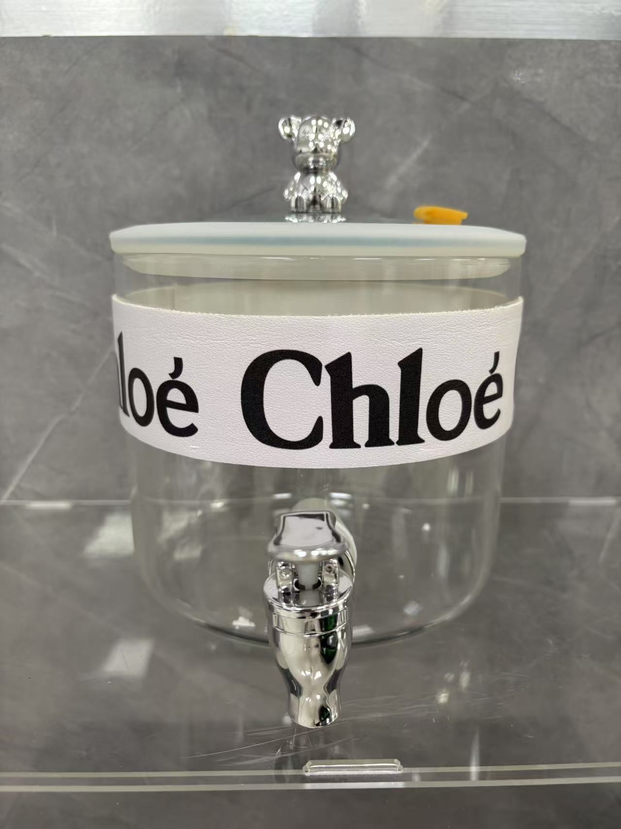 密封罐学生看型号储物罐冰桶冷水壶透明桌面带盖常规