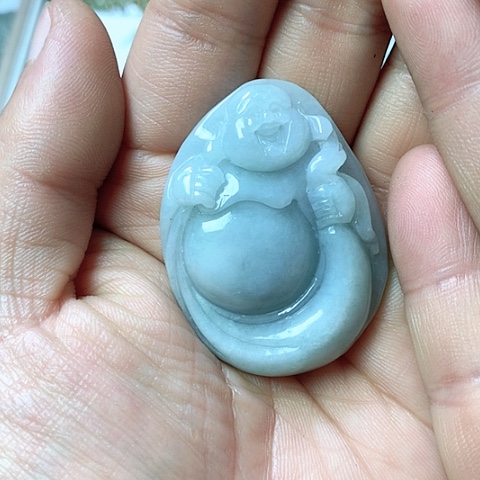 翡翠颈饰未镶嵌天然缅甸翡翠a货