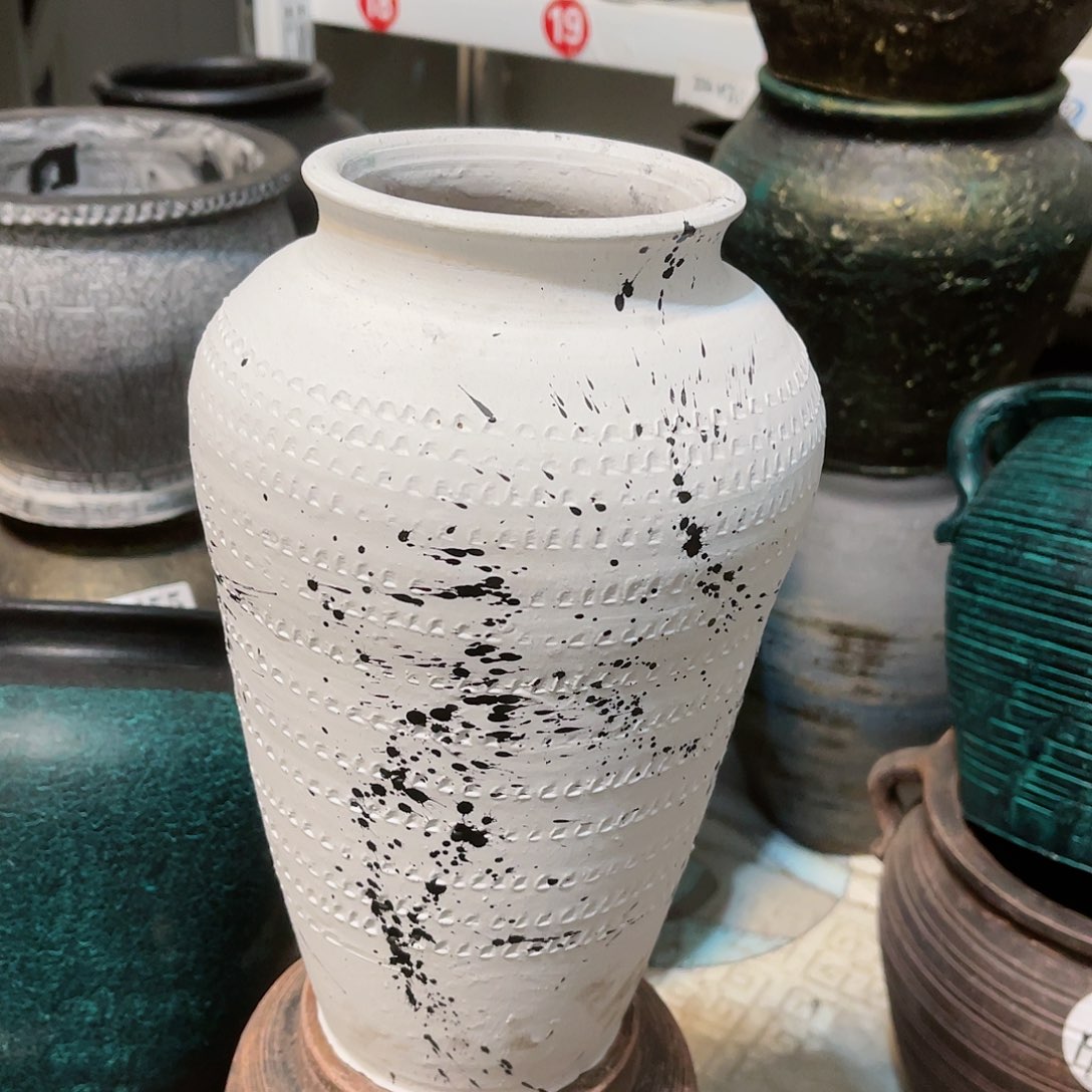 红陶无孔无孔口径10高度27