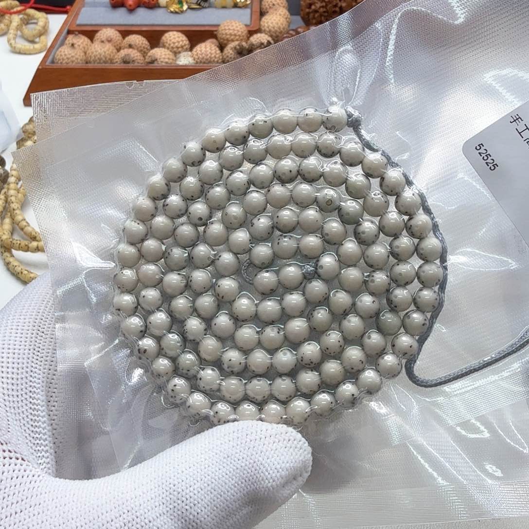 星月菩提手串25梵天糯冰大眼睛通体6左右108