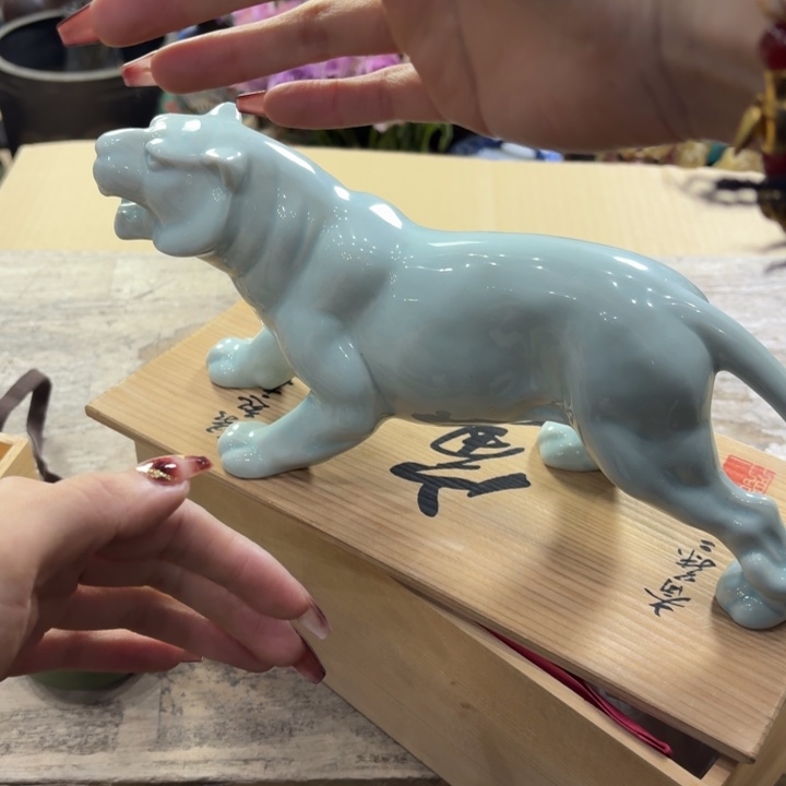 陶瓷古美术置物摆件