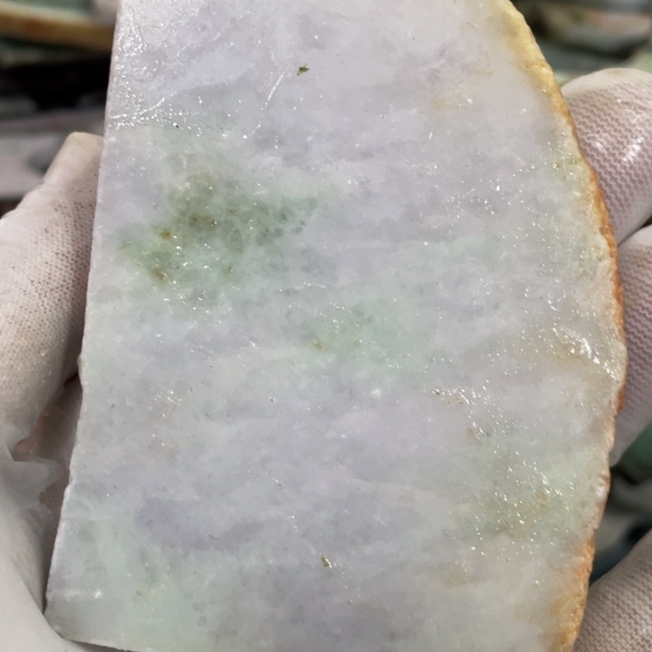 翡翠吊坠(不含链)未镶嵌天然翡翠边角料子