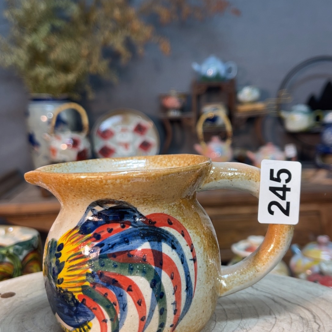 杯素浅陶瓷手工手绘