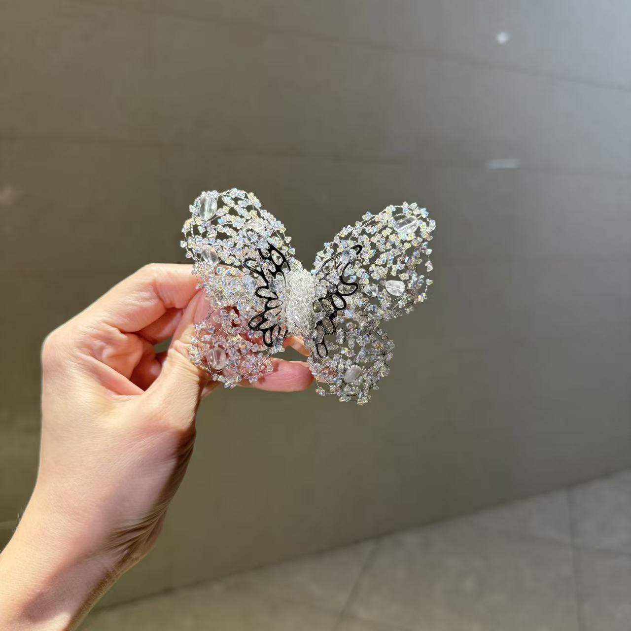 【莫奈海之星】琉璃花语系列大边夹设计气质优雅日常百搭款