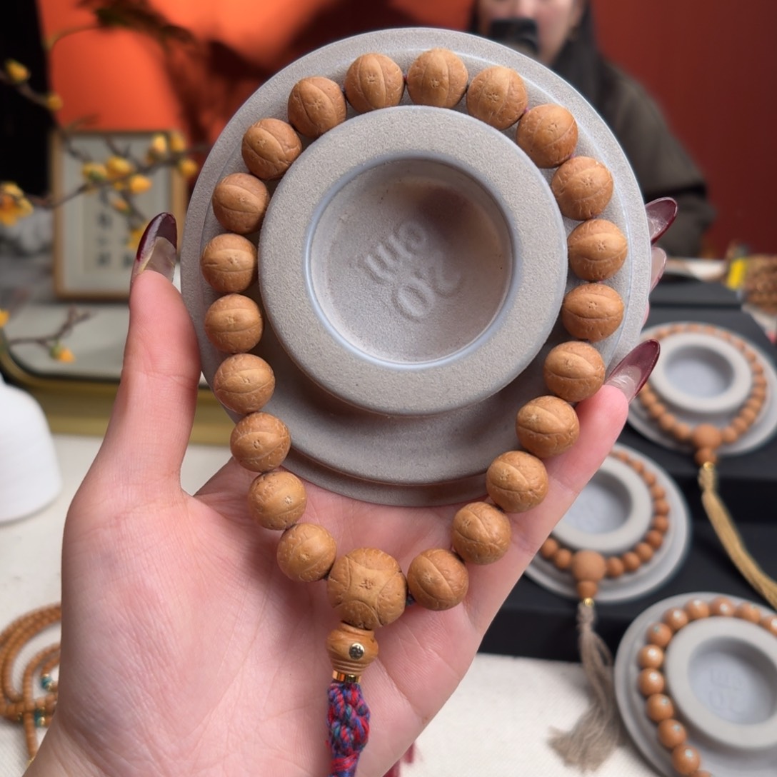 凤眼菩提手串12.5mm铁籽单圈素串货头新籽