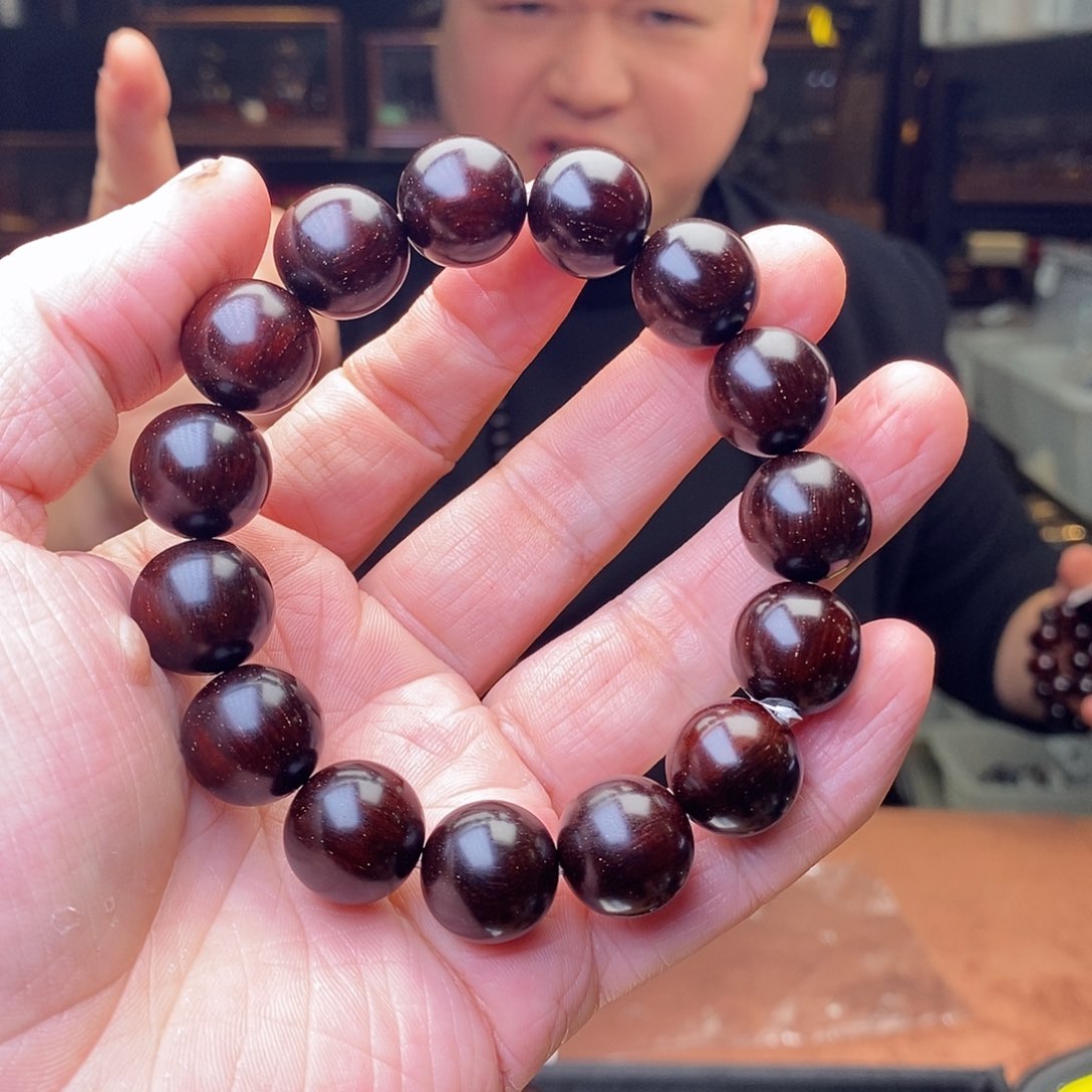檀香紫檀（小叶紫檀）手串/手链37克
